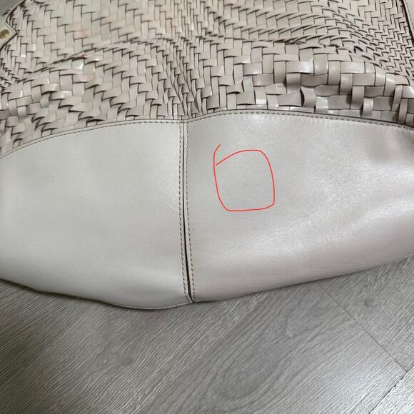 Cole Haan Genevieve Woven Denny Satchel Bag - Picture 10 of 14